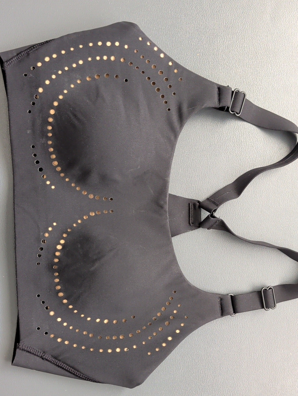 Buff Bunny Seamless Black Laser-Cut Comfort Bra Never Worn